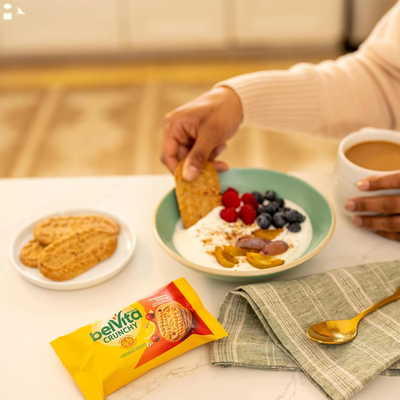 Belvita Cranberry Orange Breakfast Biscuits, 5 Packs (4 Biscuits per Pack)