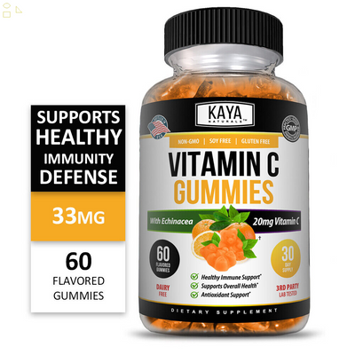 (2 Bottle Pack) Immune Support Gummies, Zinc Vitamin C & Echinacea, Great Gummy
