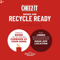 Cheez-It Cheese Crackers, Baked Snack Crackers, Lunch Snacks, Extra Cheesy, 12.4Oz Box (1 Box)