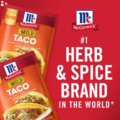 Mccormick Mild Taco Seasoning Mix, 1 Oz Envelope
