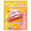STARBURST All Pink Minis Fruit Chews Candy, 8 Oz. Grab N Go Size Resealable Bag