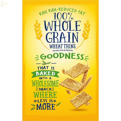 Wheat Thins Reduced Fat Whole Grain Wheat Crackers, 8 Oz