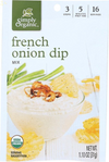 SIMPLY ORGANIC: French Onion 1.1 OZ