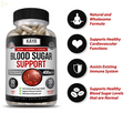 Blood Sugar Support 120Ct Glucose Support Alpha Lipoic Acid Cinnamon Magnesium
