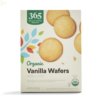 , Organic Vanilla Wafers, 9 Ounce