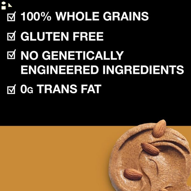 KIND Breakfast, Healthy Snack Bar, Almond Butter, Gluten Free Breakfast Bars, 8G Protein, 1.76 OZ Packs (6 Count)