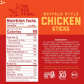 The New Primal All Natural Chicken Stick, Buffalo Style - Keto & Gluten Free Healthy Snacks for Adults, Sugar Free Low Carb, Paleo Meat Stick - 9G Protein, 60 Calories - Buffalo, 1 Oz. (1 Count)
