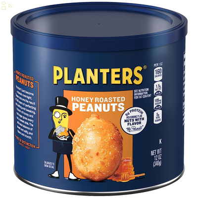 Planters Honey Roasted Peanuts (12 Oz Jars)