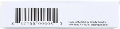 Simply Gum Natural Chewing Gum (Ginger, 15 Count (Pack of 1))