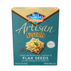 Blue Diamond Almond Cracker Crisps, Flax Seed, 4.25 Oz