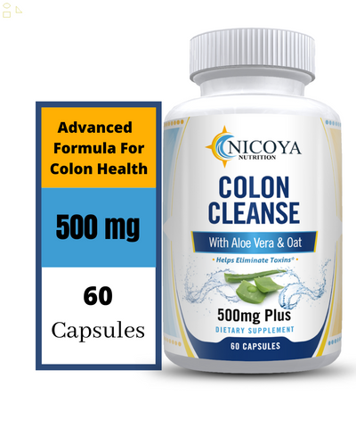 Organic Colon Cleanse- Naturally, Detox, Bloating, Gas Boost Energy