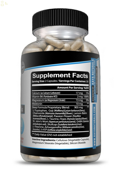 Deep Sleep Formula 60Ct, Fall Asleep & Stay Asleep, Melatonin Sleeping Aid