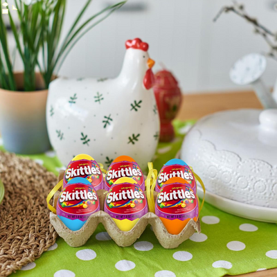 Surprise Eggs Candy for Kids, Large Prefilled Eggswith Original Skittles Candy, (3 Pack)