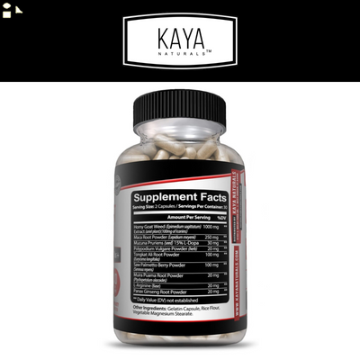 Horney Goat Weed for Men & Women-With Maca, Saw Palmetto, Ginseng, L-Arginine