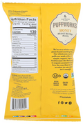 PUFFWORKS Organic Honey Peanut Butter Puffs, 3.5 OZ