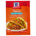 Mccormick Taco 30% Less Sodium Taco Seasoning Mix, 1 Oz Envelope
