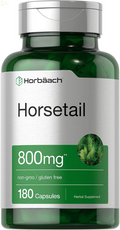  Horsetail Herb Capsules 800Mg | 180 Count | Non-Gmo, Gluten Free Herb Extract Supplement