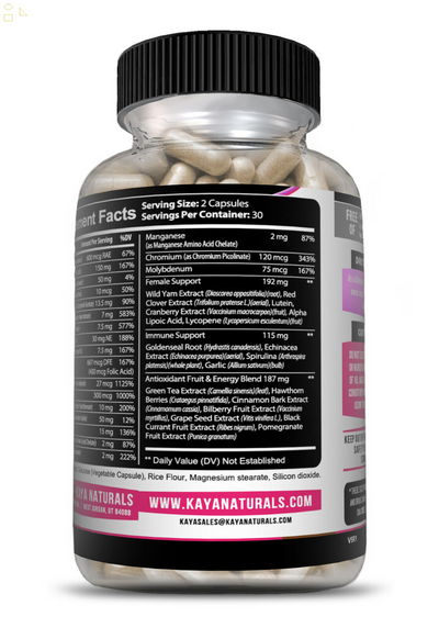 (2 Pack) Womens Multivitamin Multimineral Increase Energy Metabolism Vibrance