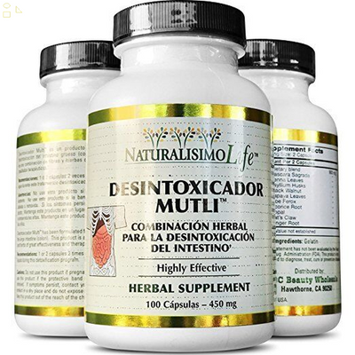 Detox Capsules Desintoxicador 100 Caps Body Cleansing Detox Colon