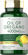 Oregano Oil Extract | Max Potency | 150 Softgel Capsules | Non-Gmo and Gluten Free Formula | Contains Carvacrol
