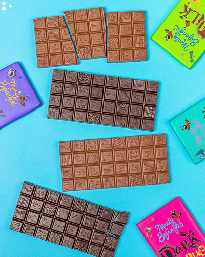 Monty Bojangles Milk Chocolate Millionaire Caramel Chocolate Bar (5.29 Oz) - Exquisite Italian Milk Chocolate & Caramel Bar with Biscuit & a Hint of Sea Salt - from Rainforest Alliance Chocolate