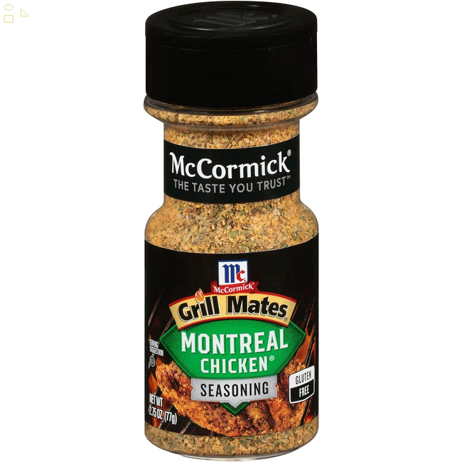 Mccormick, Grill Mates Montreal Chicken Seasoning, 2.75 Oz Packaging may vary
