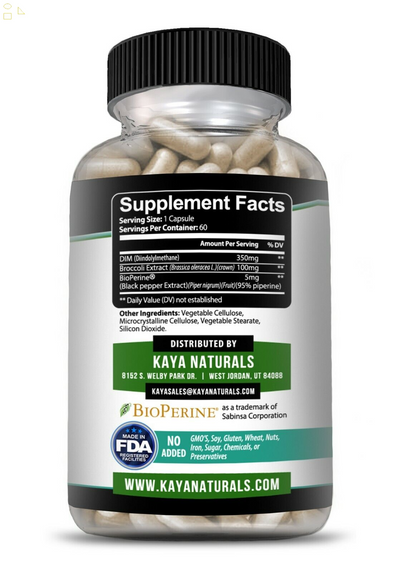 (2 Pack) DIM Ultra Supplement 60Ct, W/ Bioperine, Premium Hormonal Aid Formula