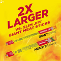 Slim Jim Monster Size Original Meat Stick, 1.94 OZ Meat Snacks