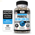 (2 Pack) Probiotic 60 Billion with Prebiotics Immune Function Healthy Digestion