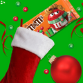 M&M'S Holiday Peanut Butter Milk Chocolate Candy Christmas Assortment, 10 Oz Bag