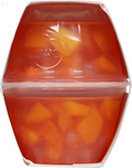 Del Monte® Bubble Fruit™ Peach Strawberry Lemonade Peaches & Popping Boba with Sweetened Juice 4-3.5 Ounce Cups (Pack of 4), Orange
