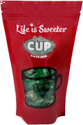 By the Cup Apple Warheads Extreme Sour Hard Candy, Individually Wrapped, 1 Lb Bag