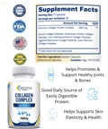 100% Natural Collagen Peptides anti Aging Skin Collagen Pills- L, Ll, Lll, V, X
