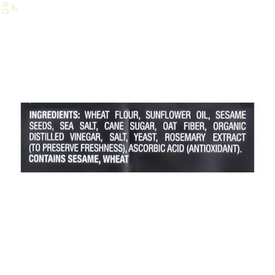 New York Style Bagel Crisps, Sesame, 6 Ounce