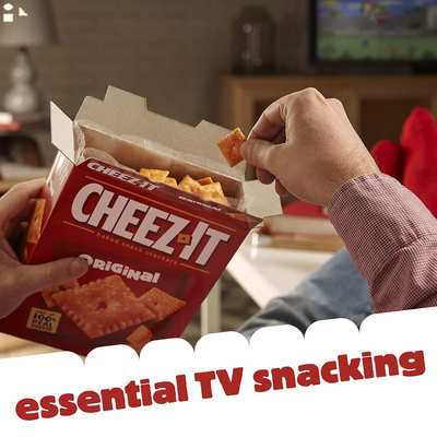 Cheez-It Baked Snack Cheese Crackers, Original, 12.4 Oz Box