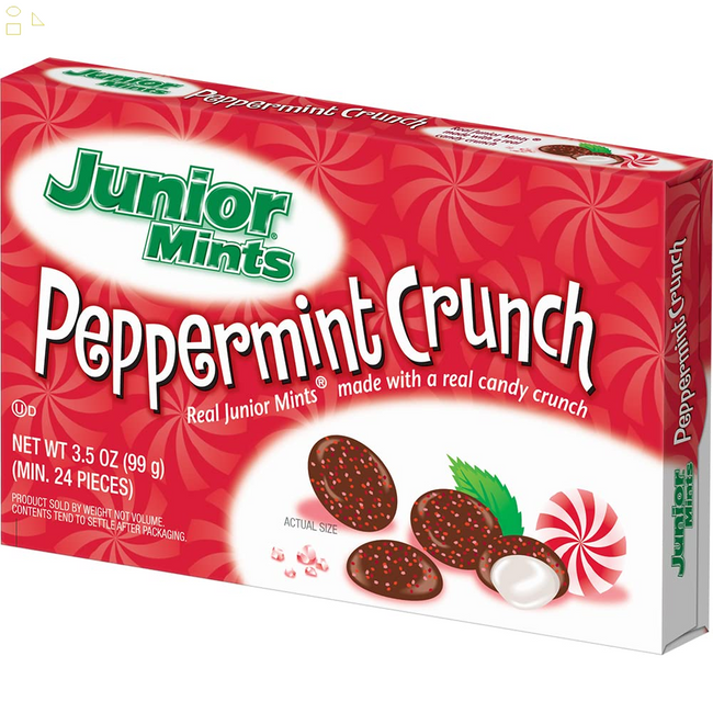 PEPPERMINT CRUNCH 3.5OZ by JUNIOR MINTS Mfrpartno 53965