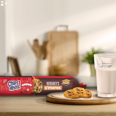 CHIPS AHOY! Chewy Hershey'S S'Mores Milk Chocolate Chip Cookies, Limited Edition, 9.6 Oz Packs