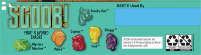 Scooby Doo Fruit Flavored Snacks, Treat Pouches, 10 Ct