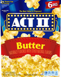 ACT II Butter Popcorn, 2.75 Oz, 6 Ct