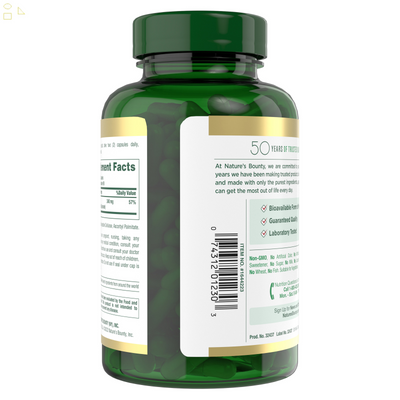 Natr Bounty Magnesium Glycinte 180 Capsules 240 Mg