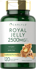 Royal Jelly Capsule | 2500Mg | 120 Count | Non-Gmo and Gluten Free Formula | Traditional Supplement