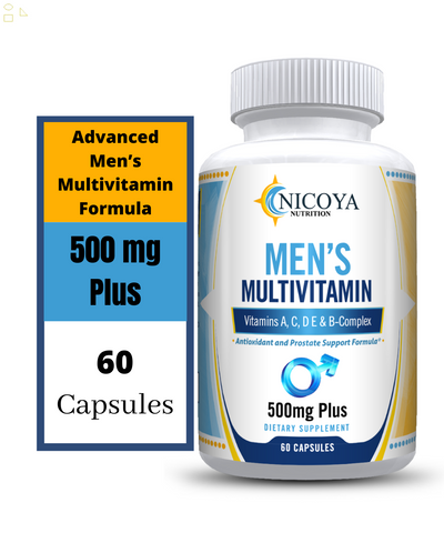 Men'S Premium Daily Multivitamin- Focus, Immune, Energy & Wellness VIT A,C,D,E,B