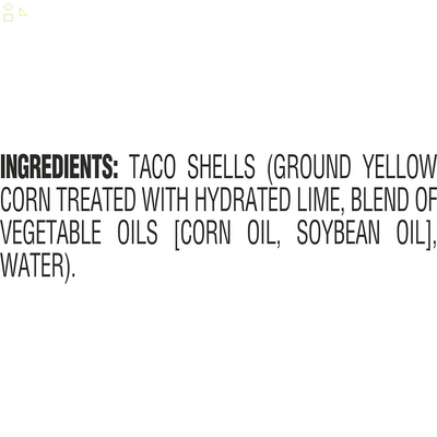Taco Bell Crunchy Taco Shells (12 Ct Box)