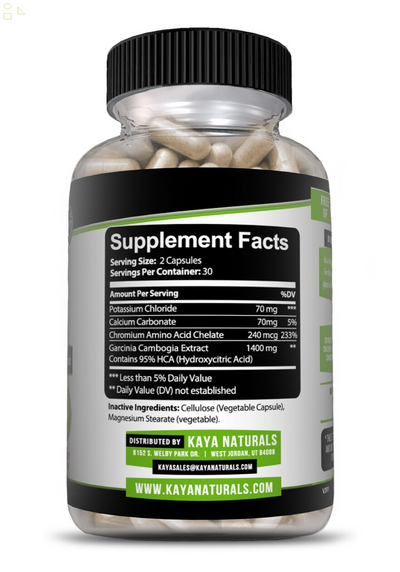 Garcinia Cambogia Extract, Premium Fat Burning 95% HCA, Natural 