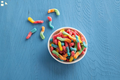 Trolli Sour Brite Crawlers Gummy Candy, 5 Ounce