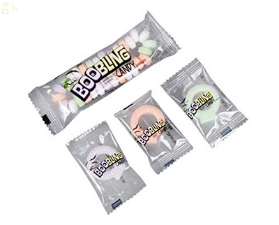 Boo Bling Candy Jewelry Bracelets Rings Halloween Candy 32Pc 8.46 Oz - Individually Wrapped Pieces