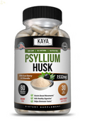Psyllium Husk+ 60Ct - Colon Cleanse, Detox Toxins, Energy Boost