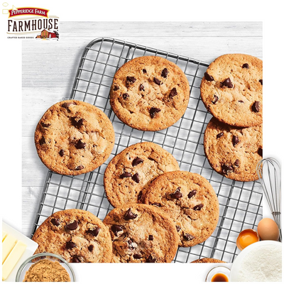 Pepperidge Farm Farmhouse Thin and Crispy Dark Chocolate Chip Cookies, 6.9 OZ Bag (14 Cookies)