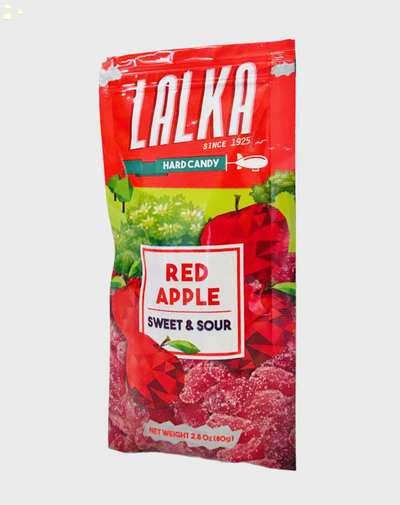 Lalka Hard Candy Red Apple Vegan, 2.8 Oz Size Bag