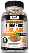 (2 Pack) Turmeric Curcumin W/ Bioperine High Absorption & Potency 1300Mg